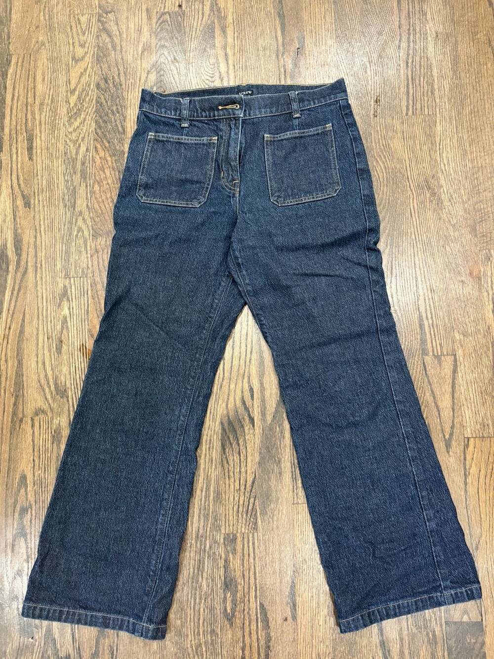 J.Crew Patch Pocket Wide Leg Jeans Size 26